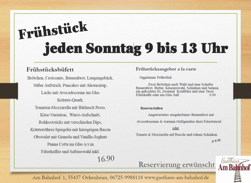 Frühstück
